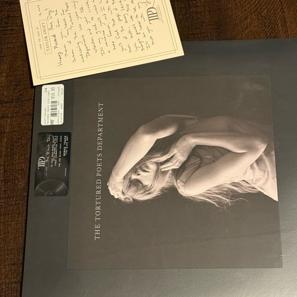 Taylor's Swift the tourtured poets department the black dog vinyl with RSD note - Picture 3 of 11